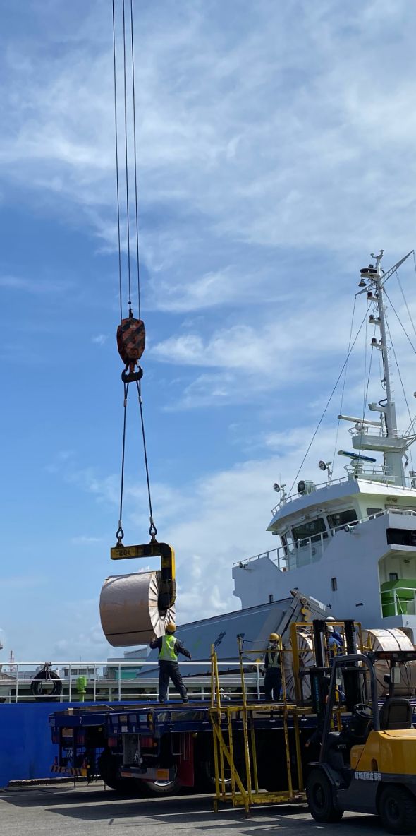 結城運輸倉庫の仕事の様子(スクロール画像)
